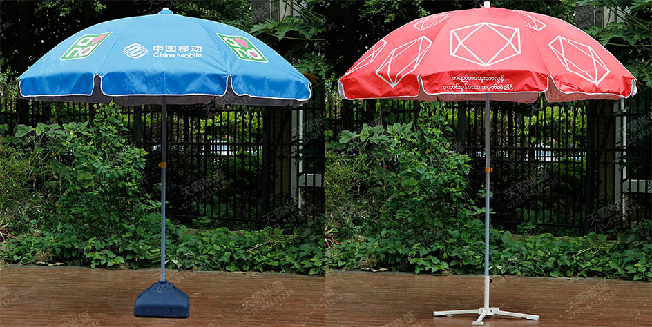 廣告太陽傘要不要全部都做廣告，天霸為你建議！